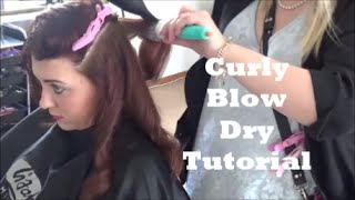 Curly Blow Dry Tutorial