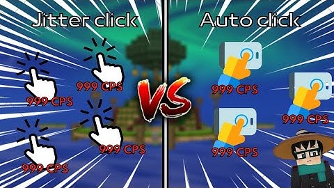 Auto click VS Jitter click in Bedwars !! Which better ? [Blockman Go]