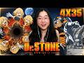 FINALLY LANDED!!!🌕 Dr. STONE Season 4 Episode 35 REACTION
