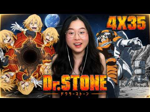 FINALLY LANDED!!!🌕 Dr. STONE Season 4 Episode 35 REACTION