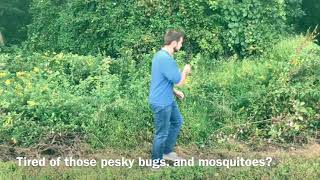 Brother helps sister sell Avon with Skin so soft & bug guard video screenshot 4