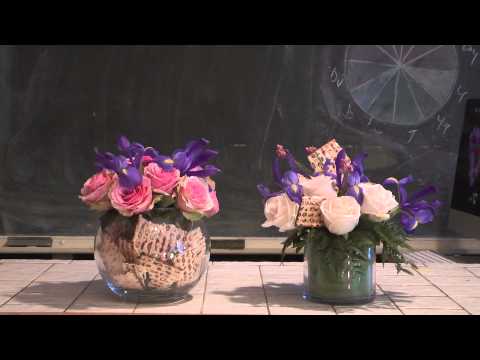 Video: Dekorace květinami na Pesach – nápady na sederové květinové dárky a aranžmá
