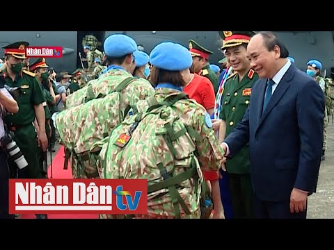 Video Lực lượng gìn giữ hòa bình Việt Nam xuất quân - youtube