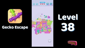 Gecko Escape Level 38 Walkthrough 🦎 | Puzzle Game Solutions & Tips | SolutionGuruji