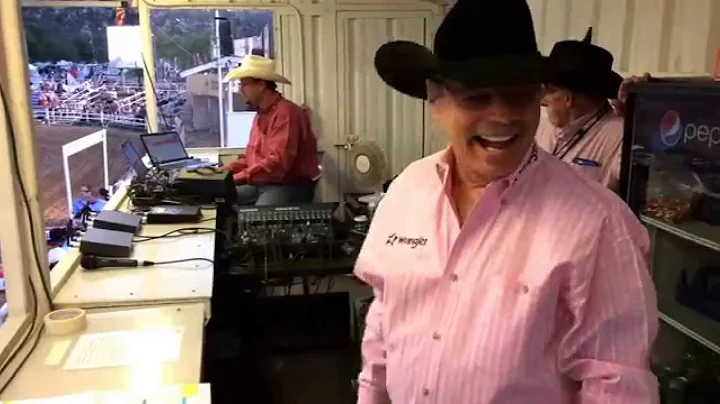 Randy Corley announces at the Prescott Frontier Da...