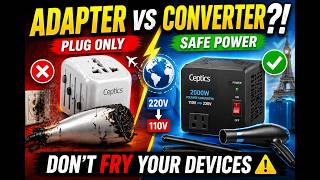 Travel Adapter vs Voltage Converter Explained | Don’t Fry Your Devices Abroad