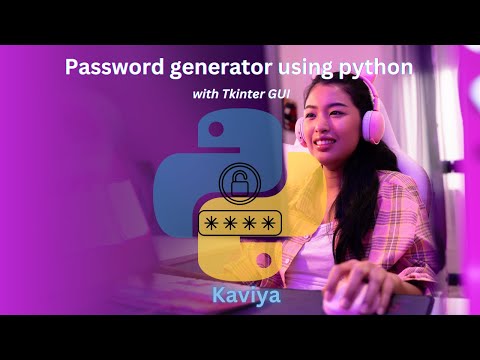 Password generator using python. day 74 / #100days_100projects