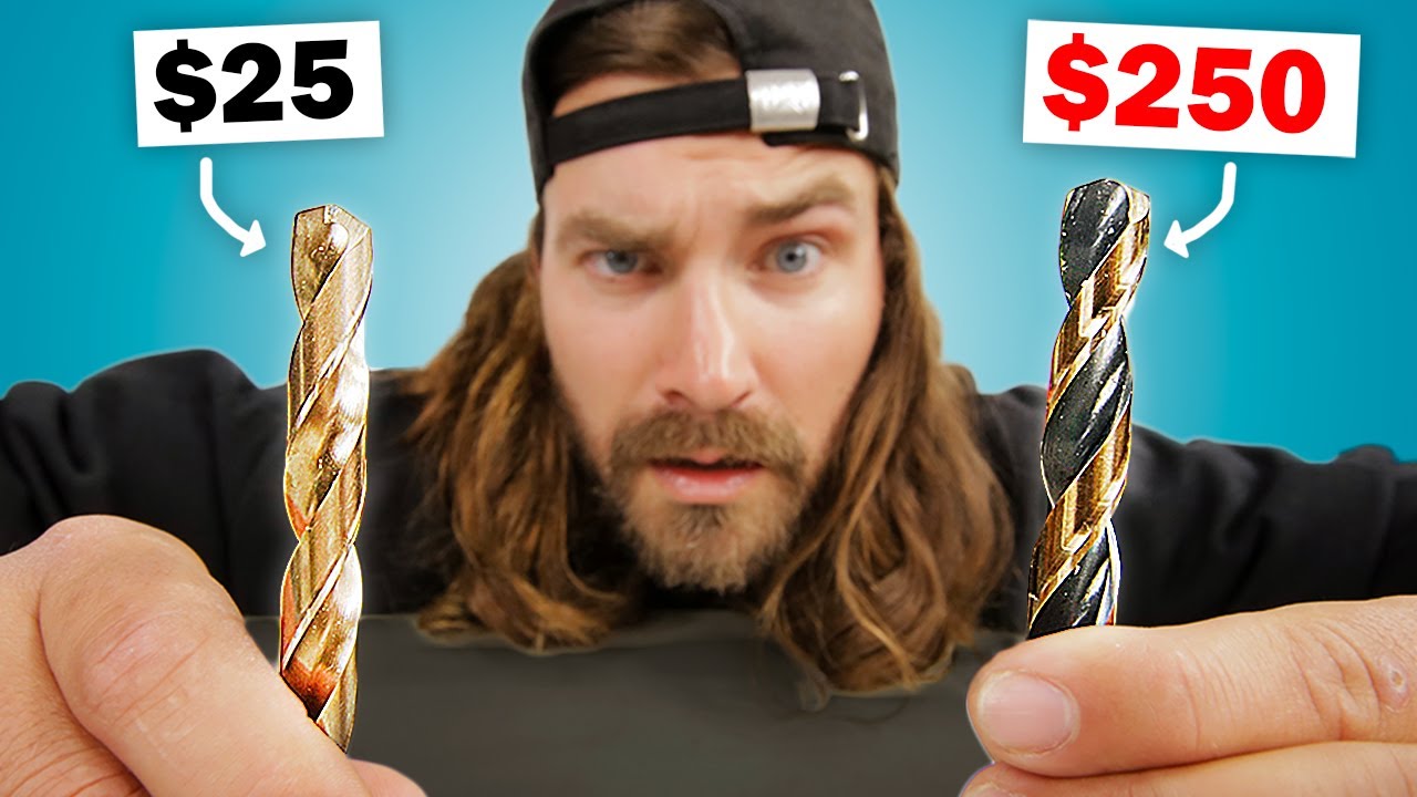 25 vs 250 Drill Bits (Full Unreleased Video) YouTube