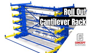 Roll Out Cantilever Rack