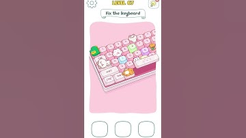 Displace Story Puzzle Tricky Test Level 67 🙂😃⌨ #shorts