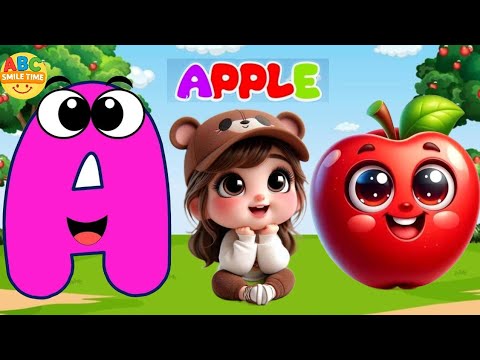 A for Apple | ABC phonics song | ABC for toddlers | B for ball | Baby ...