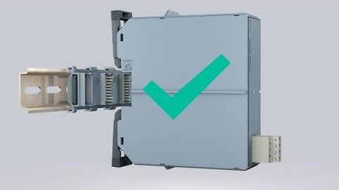 SICAM A8000 modules – correct mounting