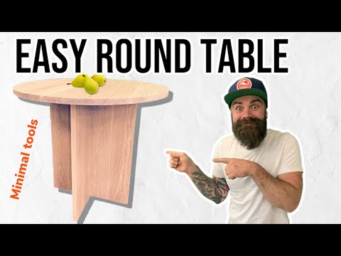 Easy DIY Round Table