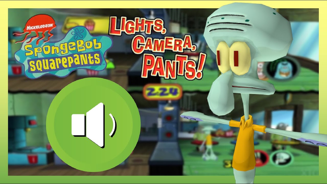 Spongebob Squarepants: Lights Camera Pants - Squidward Voice Clips