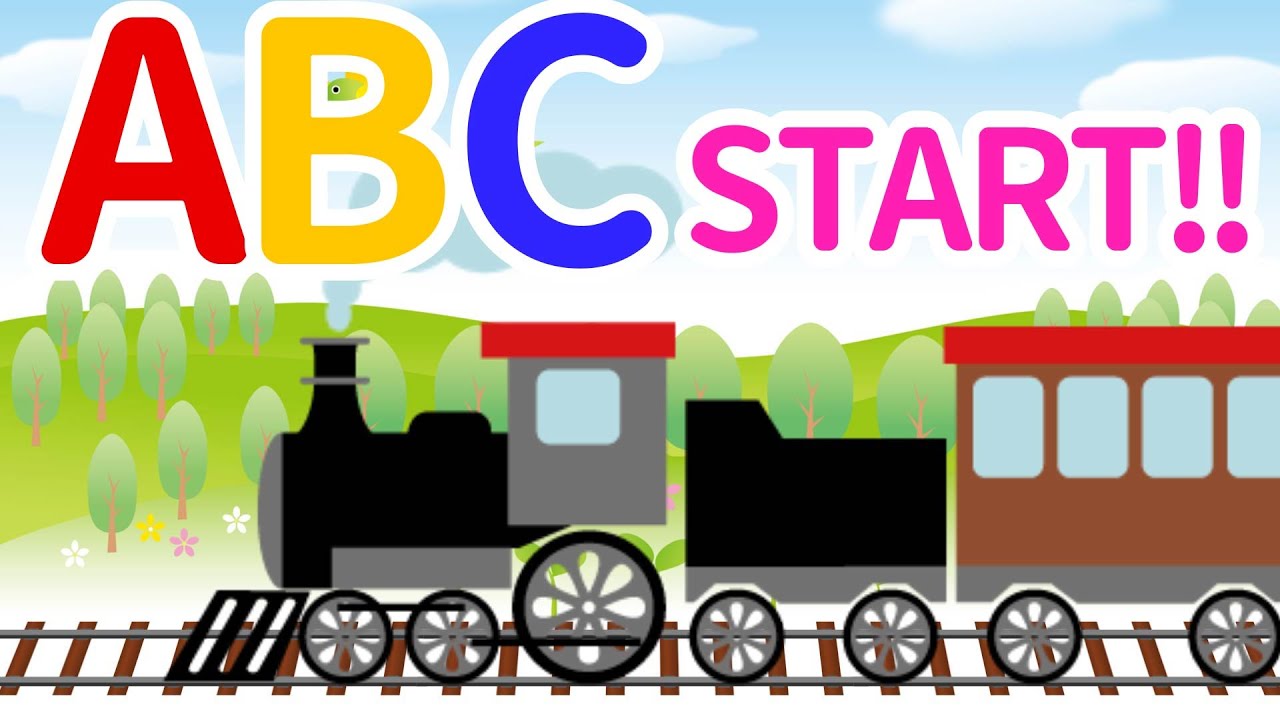 ⁣ABC列車で英語のべんきょう★赤ちゃん・子供向けアニメ★ABC train animation to learn the alphabet