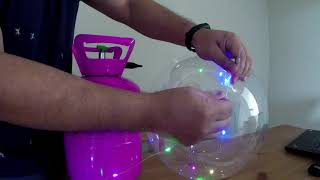 How to Inflate LED balloons using Helium