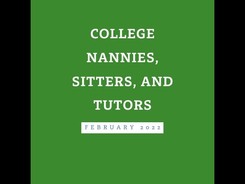 College Nannies, Sitters, and Tutors