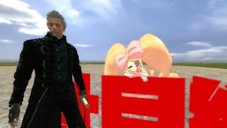Nui Harime vs Vergil (Devil May Cry vs Kill La Kill)