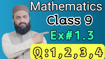 Ex 1.3(Q:1,2,3,4)||Math class 9||matrices and determinants