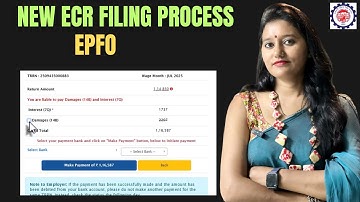 New EPFO ECR Filing Process 2025 | Revamped ECR Filing & PF Challan Generation | PF Return Update