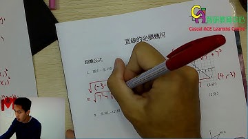 S3 直線的坐標幾何 Coordinate Geometry of Straight Lines Part 1