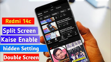Redmi 14c Split Screen | Redmi 14c 5G Split Screen Kaise enable kare | How to enable split Screen