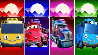 Tayo 🆚  🆚 Truck | Tiles hop edm rush screenshot 5