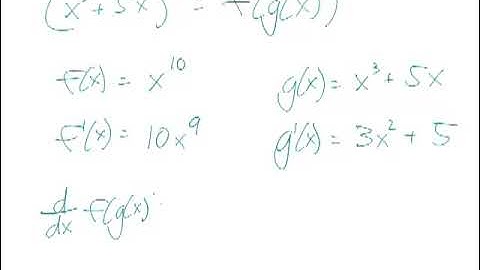 Derivatives Part 3 (Chain Rule Example 5)