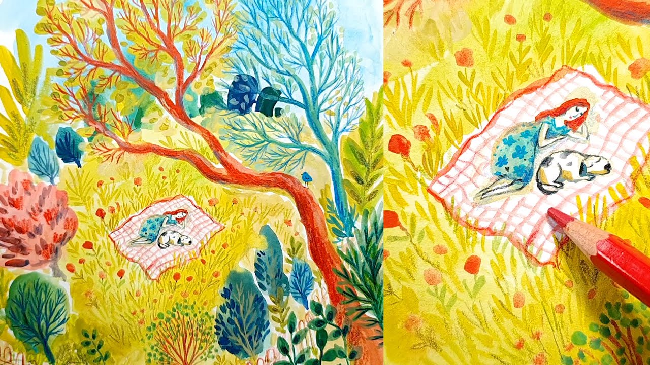 INSOUCIANCE (illustration en accéléré et nouvelle musique)