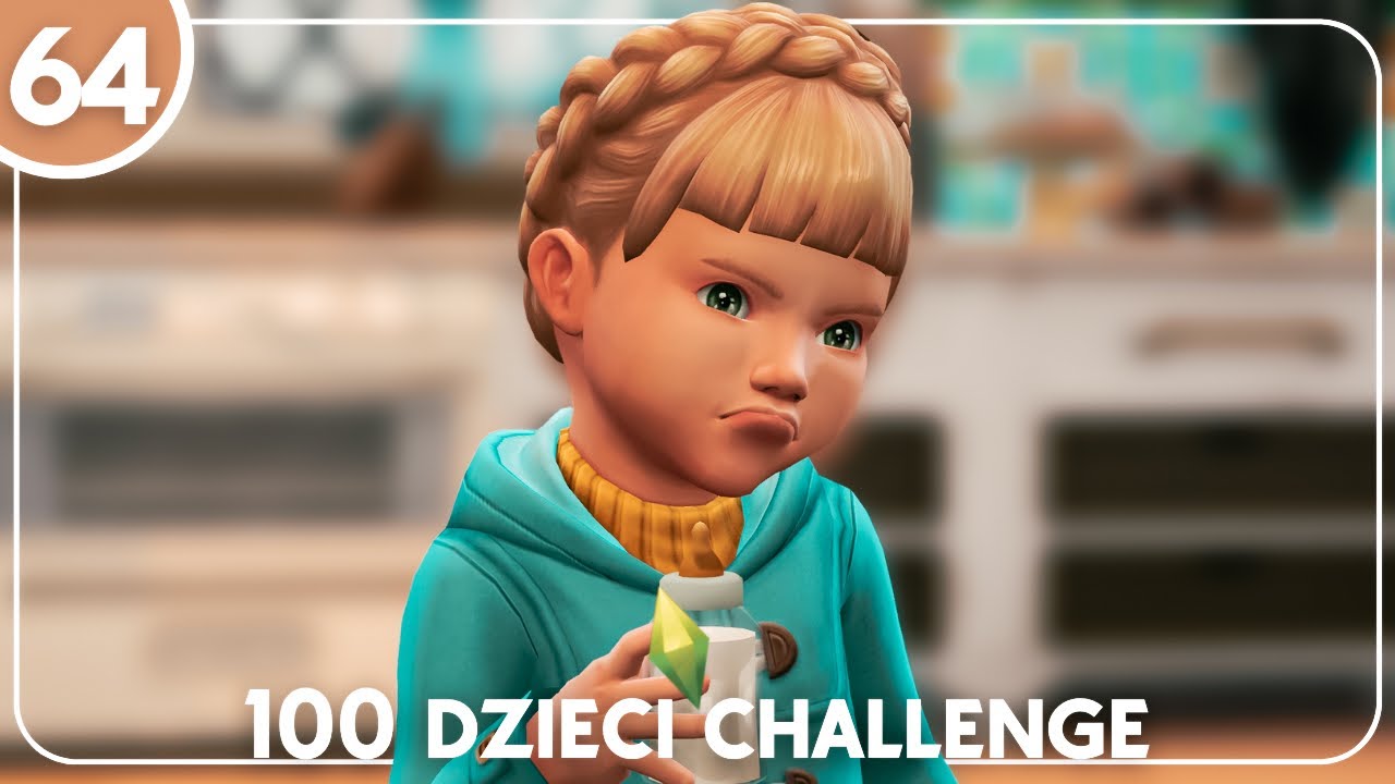 CO SIĘ STAŁO Z MALERĄ?! 100 dzieci challenge, The Sims 4 - odc. 64