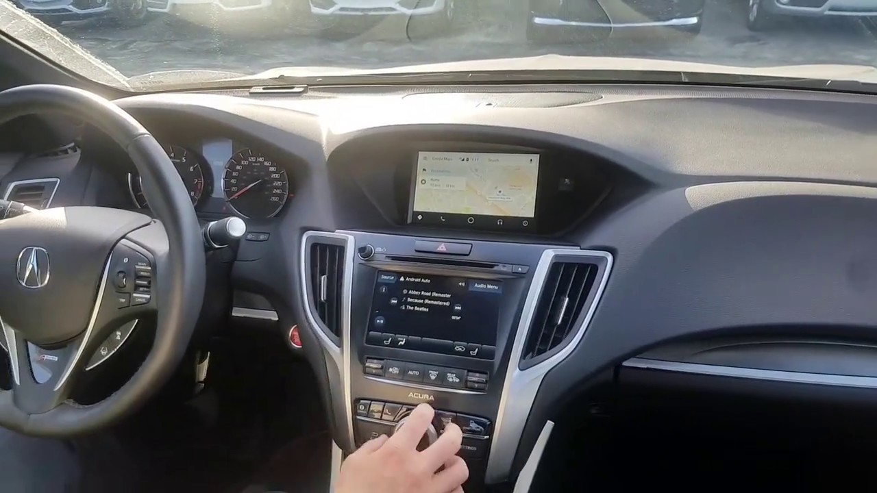 2018 Acura Tlx Featuring Android Auto Youtube