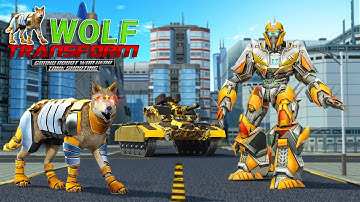 Wolf Transform Grand Robot War Hero Tank Shooting