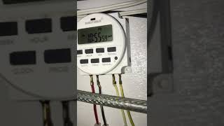How to program an automatic light time (sino timer)
