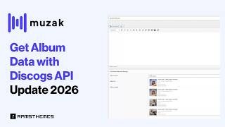 Search and Get Album Data in Seconds: Muzak WordPress Theme + Discogs API Update
