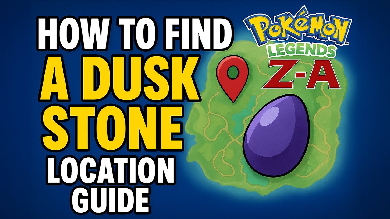 Как найти Камень Заката в Pokemon Legends Z-A — Руководство по местоположению Камня Заката