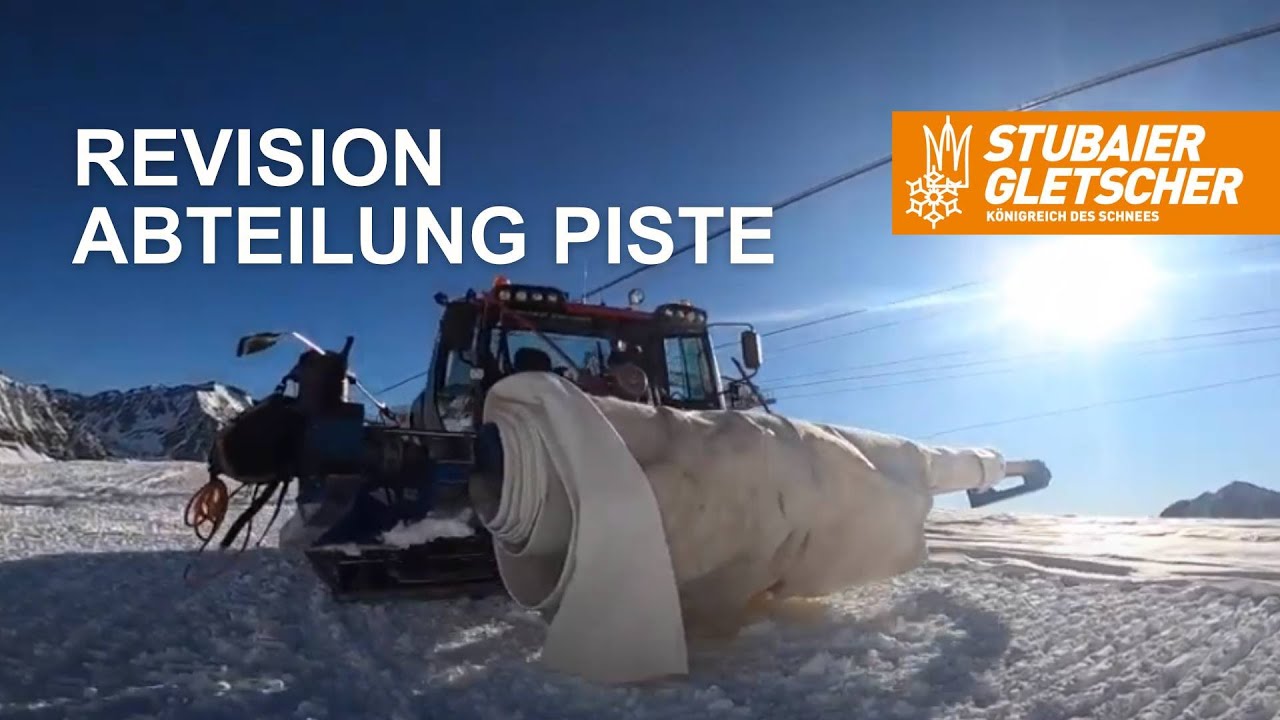 Revision Piste | Was passiert bei der Revision am Stubaier Gletscher? 👑❄️