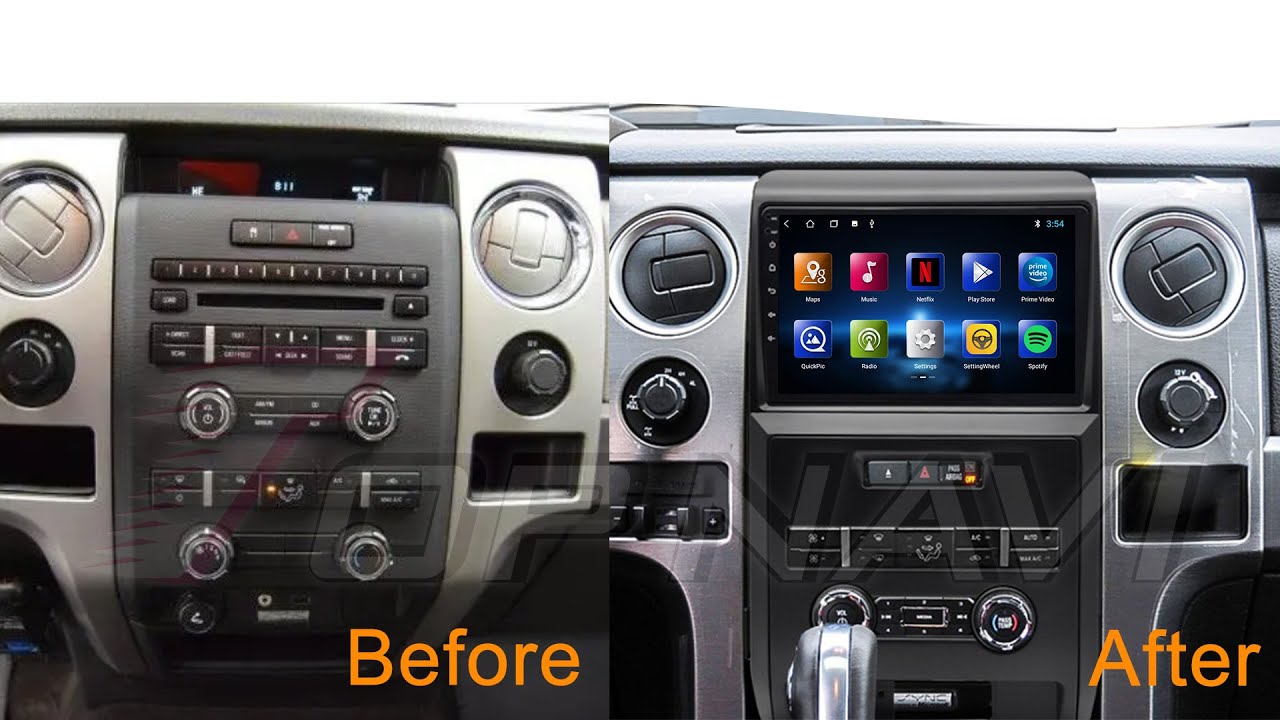 First Gen Raptor Replacement Head Unit 9 inch Android For Ford Raptor F150 2009-2014 Car Radio Multimedia ...