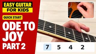 Easy Guitar for Kids — Ode to Joy | Part 2