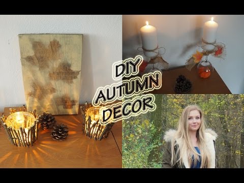 Jesenné dekorácie / Autumn decorations / DIY