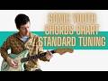 Sonic Youth chords in standard tuning tutorial 