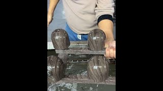 Metal wood grain water transfer printing for metal parts, creating realistic textures.