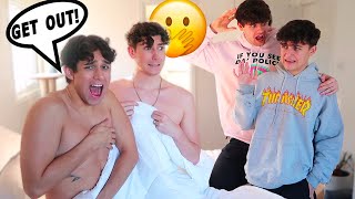 THEY WALKED IN ON US... *PRANK ON ‪@ItsJustNick_‬ and ...