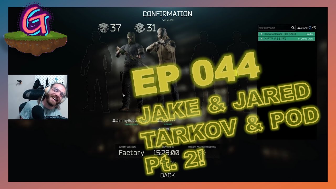 Grasstouchers EP 044 | Jake & Jared Tarkov & Pod Pt. 2! | Video Podcast ...