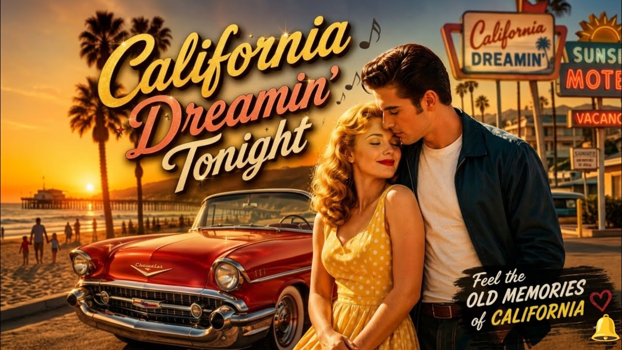 California Dreamin' Tonight 🌅 | Vintage 1950s Oldies - YouTube