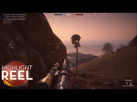 Highlight Reel #247 - Battlefield 1 Sniper Perfectly Fakes Out Enemy