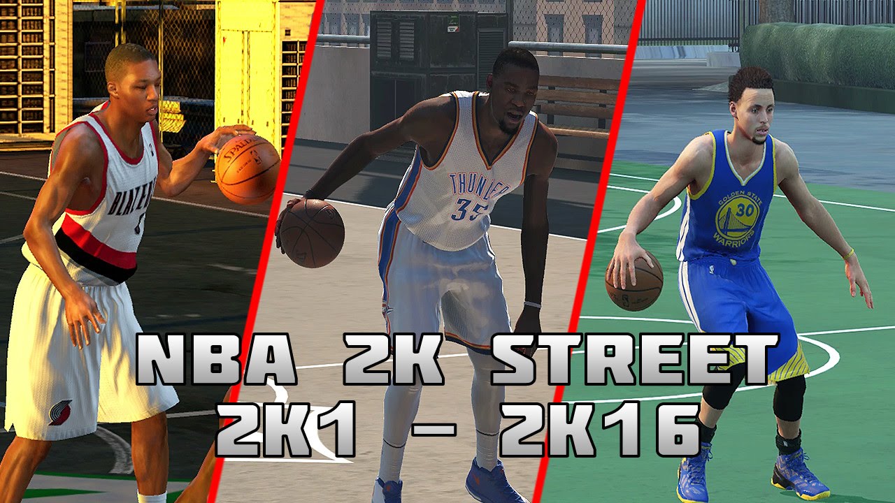 NBA 2K STREET BLACKTOP EVOLUTION [NBA 2K1 - NBA 2K21] 