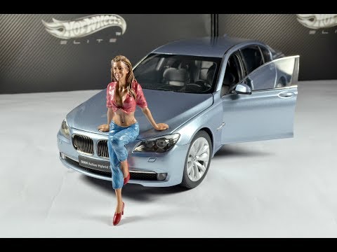 京商 1/18 BMW アクティブ ハイブリッド 7 (F04) ブラック BMW 7