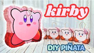 How to make a Kirby Pinata And Mini Party Favours SUPER EASY METHOD