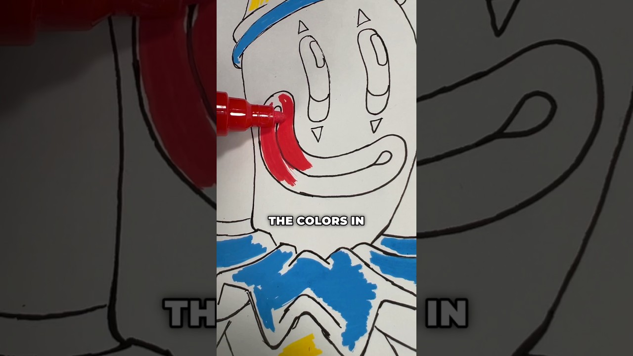 Drawing Kaufmo With Posca Markers! 😍 Digital Circus 