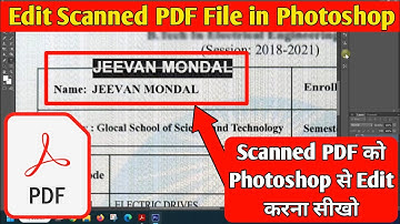 How to Edit Scanned PDF Document in Photoshop